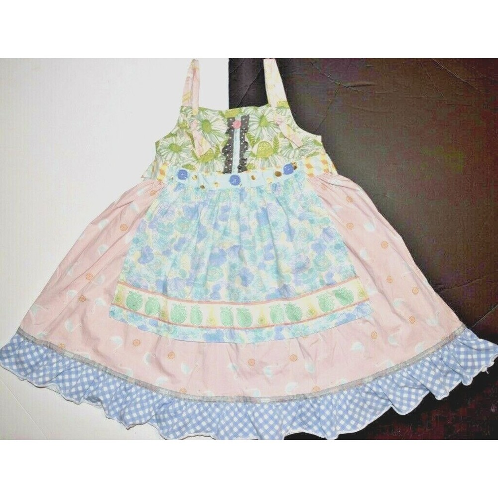 EUC MATILDA JANE HELLO LOVELY Beautiful Swan Knot Dress SIZE 8